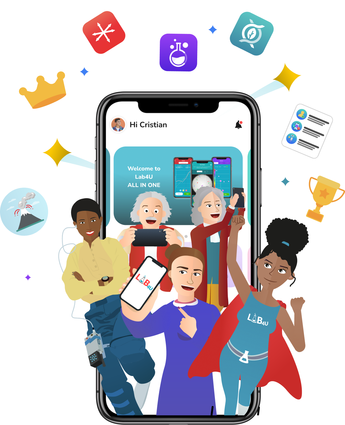 Lab4U All in One app